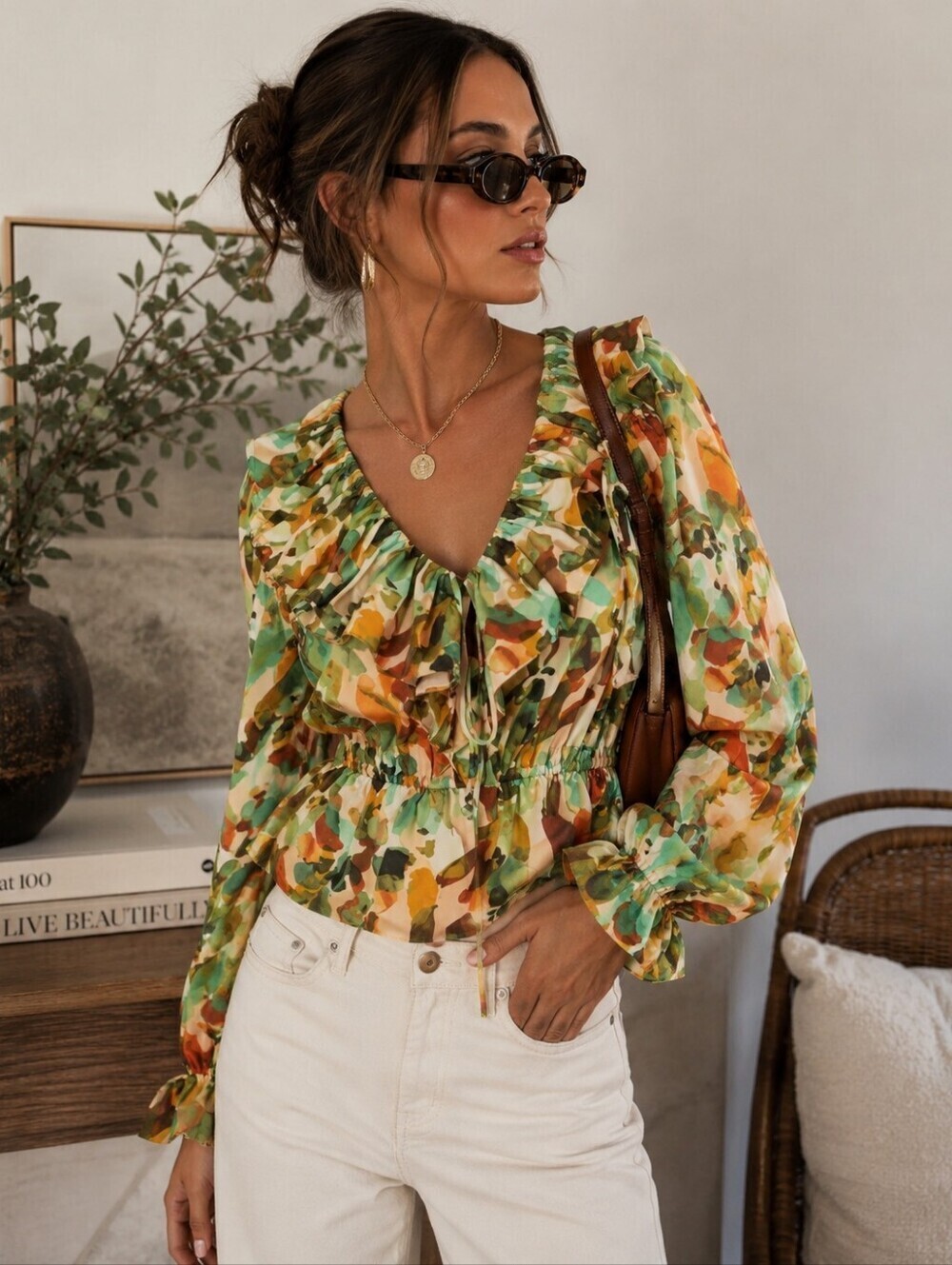 Marie Oliver Blythe Top Jungle